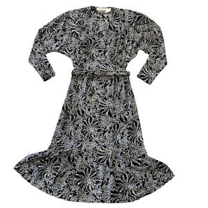 Vintage Semi Sheer Floral Dress